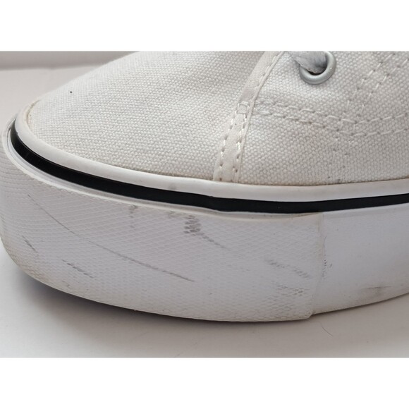 CONVERSE Women's Star Replay Platform Shoes 565365C White Size 10.5 - Picture 8 of 11